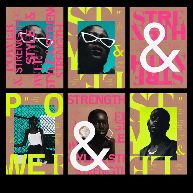 Editorial maximalist collage, editorial, maximalist, dark