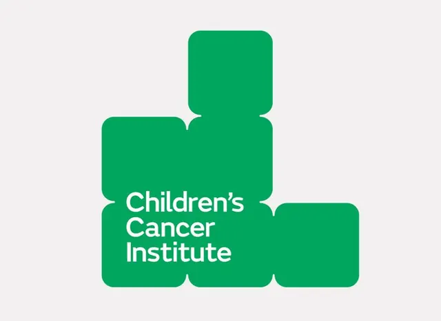 Children's Cancer Institute adaptive modular logo, geometric, minimal, light
