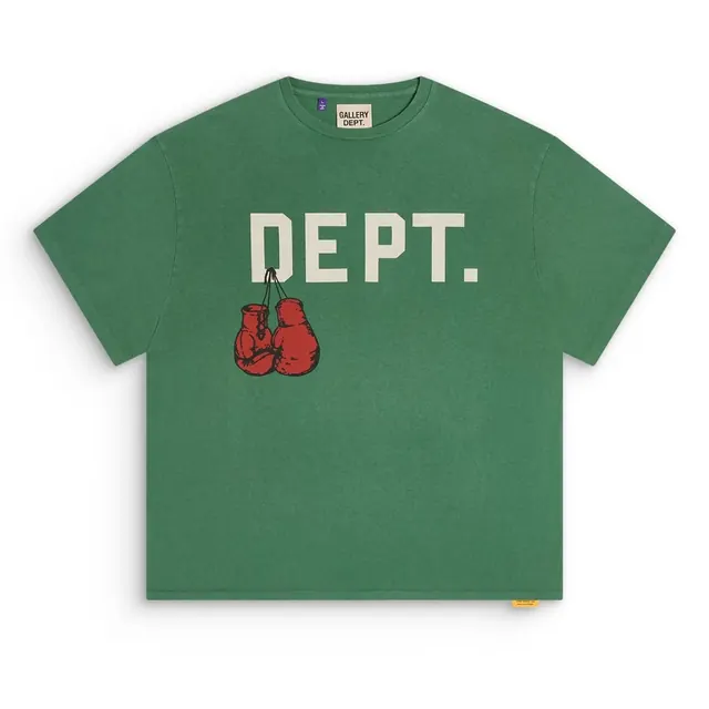 Gallery Dept. boxing gloves tee, minimal, retro, dark