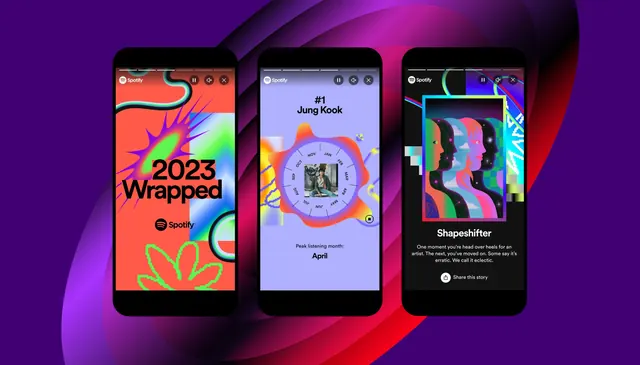 Smartphone App Mockups, abstract, playful, vibrant