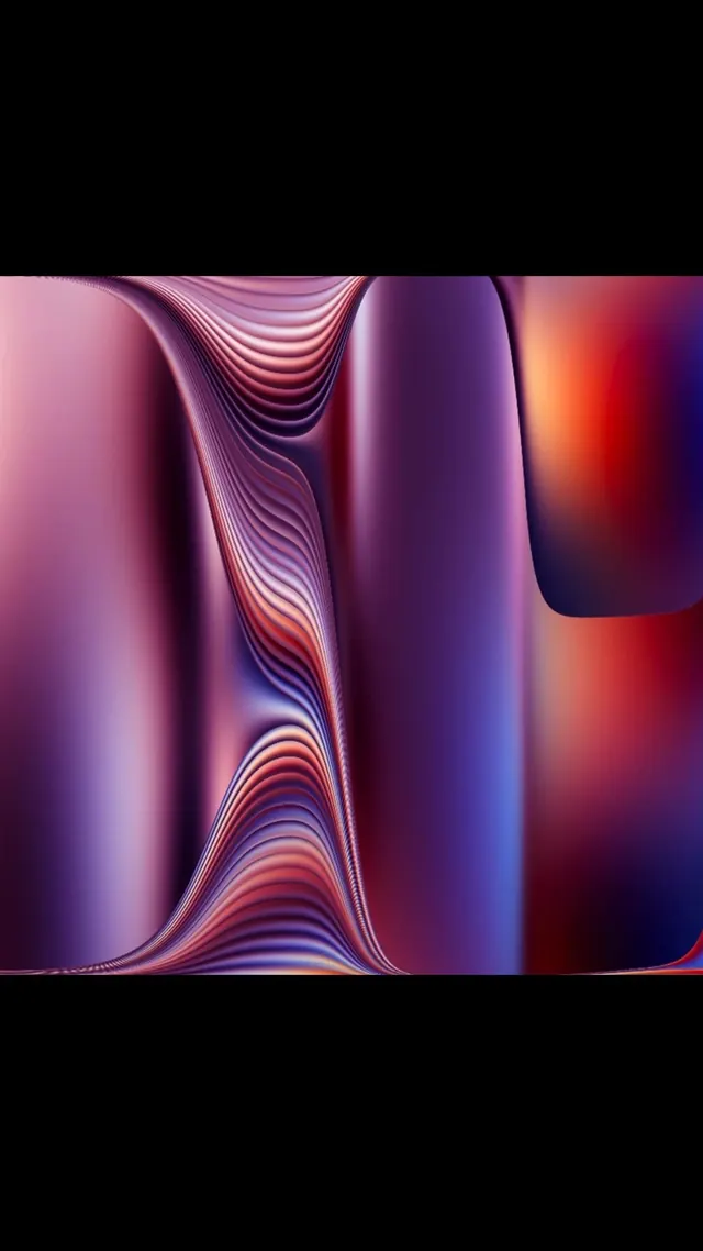 Abstract Fluid Gradient Graphic, gradient-heavy, 3d-render, vibrant