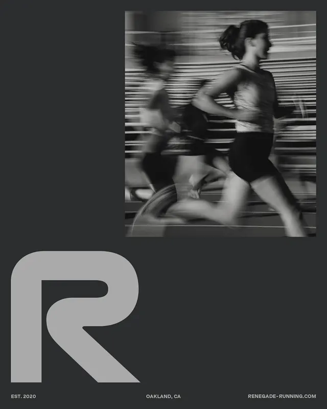 R Brand Identity Layout, minimal, monochrome, monochrome