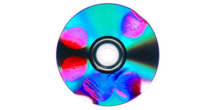 Iridescent CD Disc, y2k, gradient-heavy, vibrant