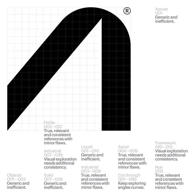 Typography and Layout Analysis, swiss, minimal, monochrome