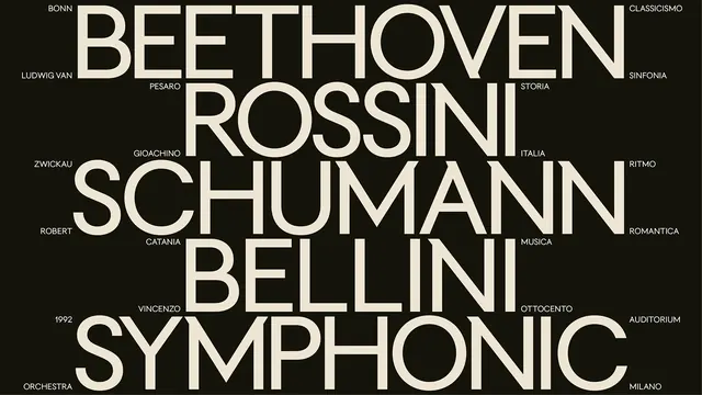 Classical Composers Typography Layout