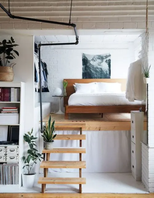 Minimalist Loft Interior, minimal, light-mode, light