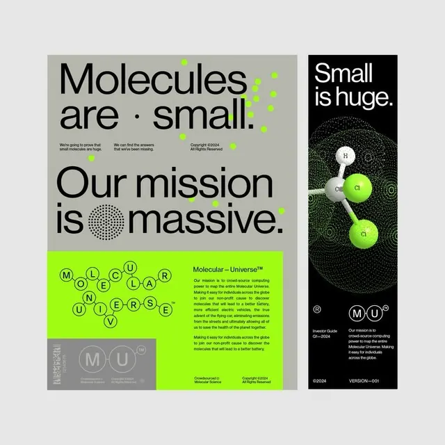 High-contrast type poster with neon-green accent, minimal, corporate-clean, dark