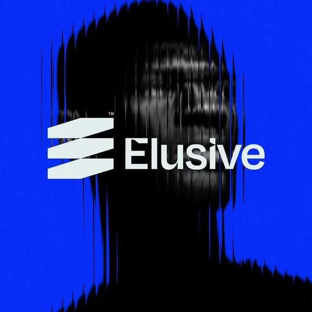 Electric blue abstract type specimen, minimal, abstract, dark
