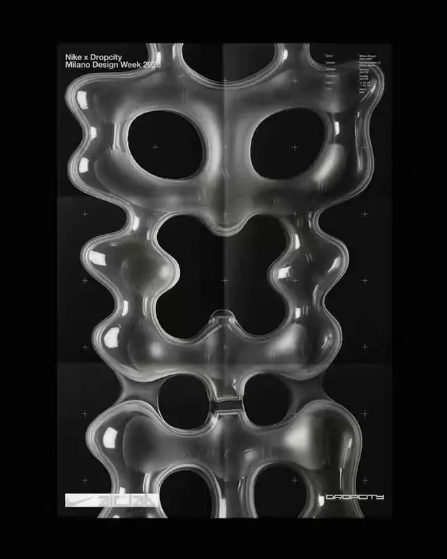 NikeAir_Lab Exhibition Posters, abstract, dark