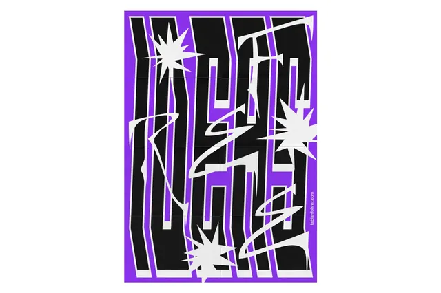 Abstract Geometric Graphic, brutalist, neo-brutalist, vibrant