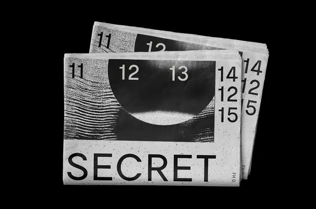 Secret Typography and Graphic Layout, brutalist, monochrome, monochrome