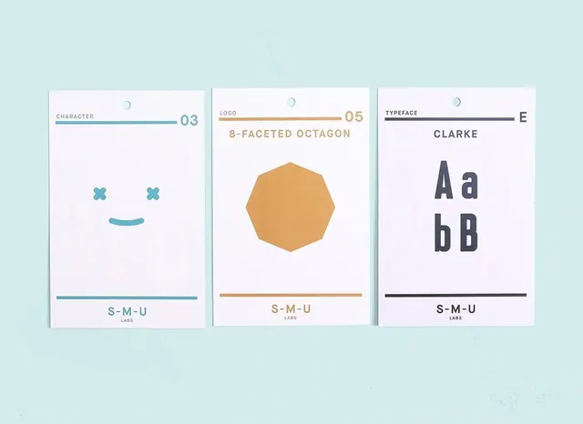 Geometric Typography and Shape Study, minimal, geometric, light