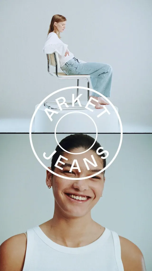 ARKET JEANS | Find your fit, minimal, editorial, light