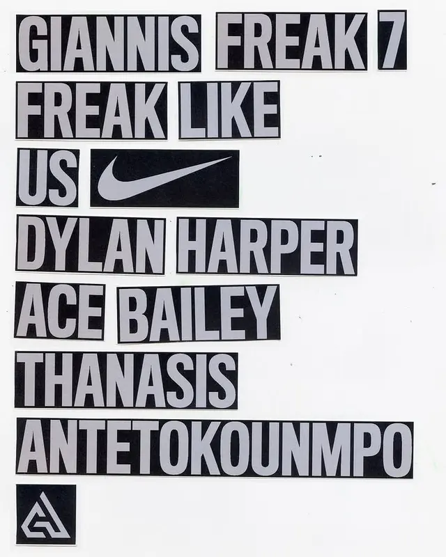 Athletic Typography Layout, brutalist, monochrome, high-contrast