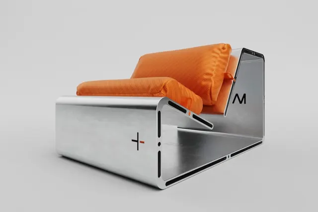 Metallic Furniture Mockup