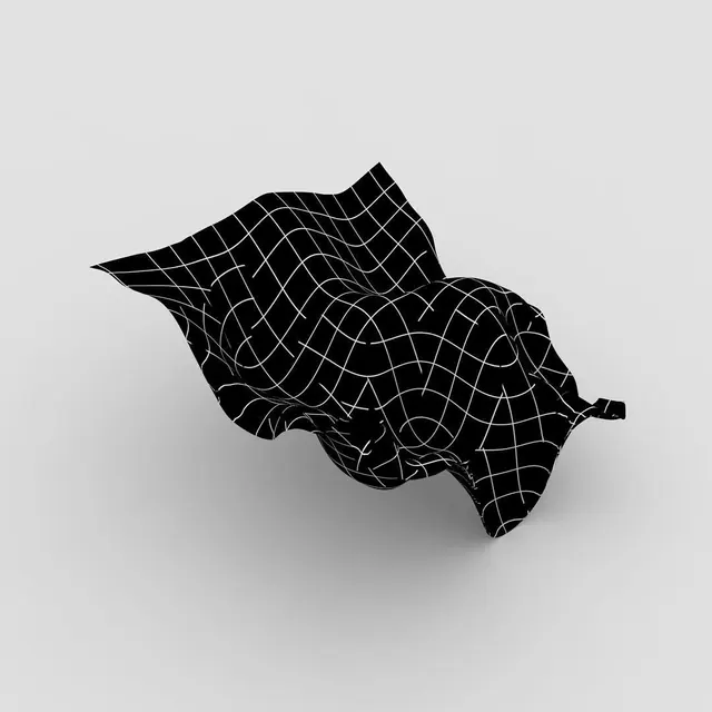 Abstract Wireframe Mesh, abstract, minimal, monochrome