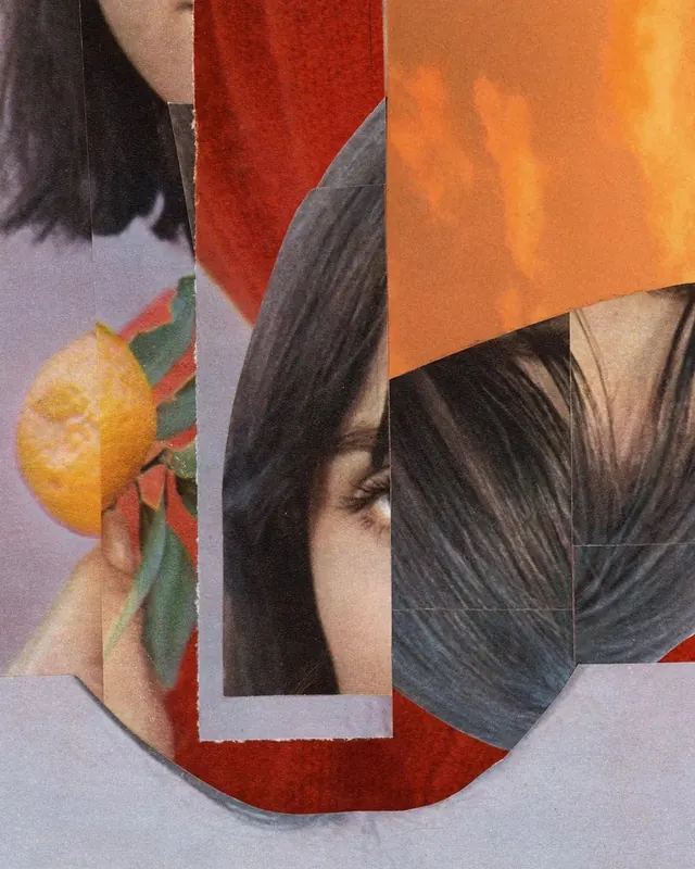 Collage Portrait Composition