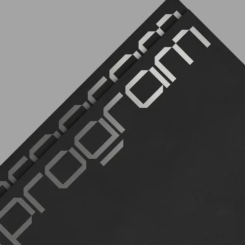 Geometric Wordmark Design, minimal, geometric, monochrome