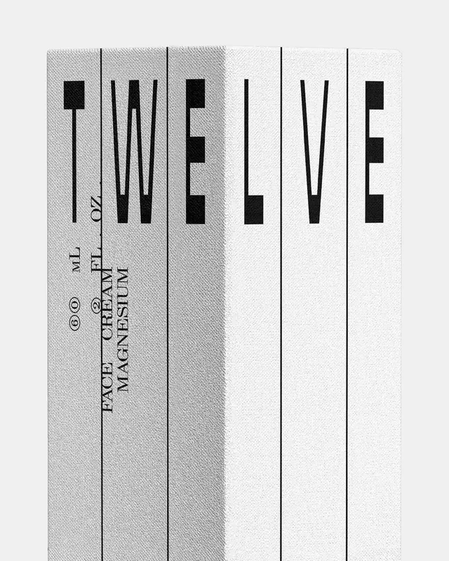 Twelve Branding Identity, minimal, swiss, monochrome