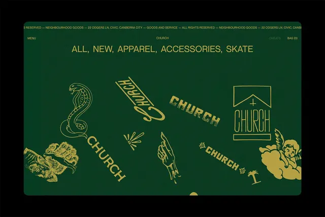 Green and Gold Graphic Identity, maximalist, playful, vibrant