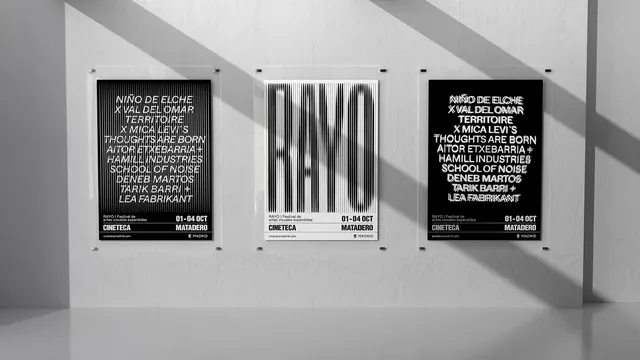 Typography and Layout Mockup, minimal, swiss, monochrome