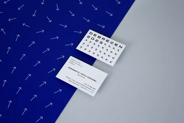 Blue and White Identity Mockup, minimal, swiss, high-contrast