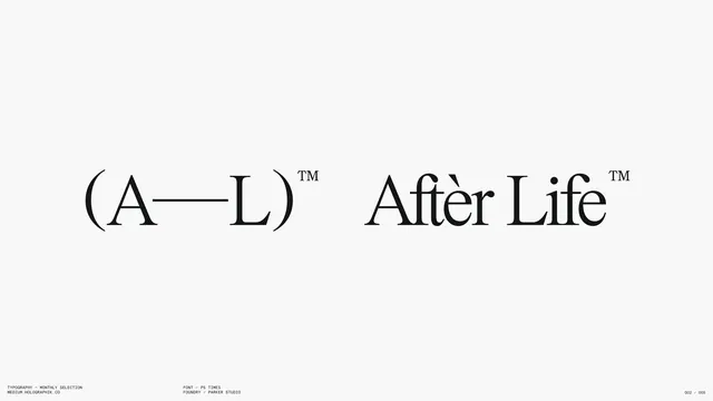 After Life Logo and Wordmark, minimal, monochrome, monochrome