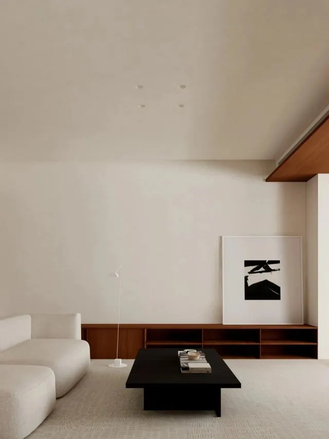 Minimalist Interior Gallery Space, minimal, light-mode, light