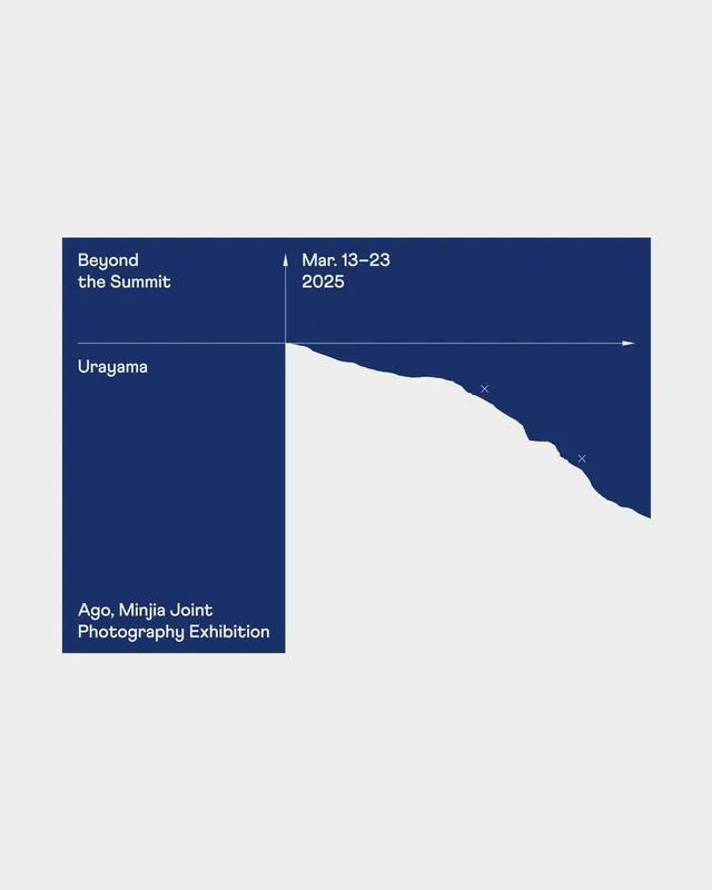 Museum exhibition poster with cartographic abstraction, minimal, corporate-clean, dark