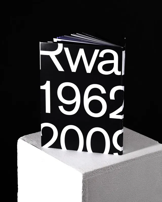 Typography Book Mockup, minimal, brutalist, monochrome