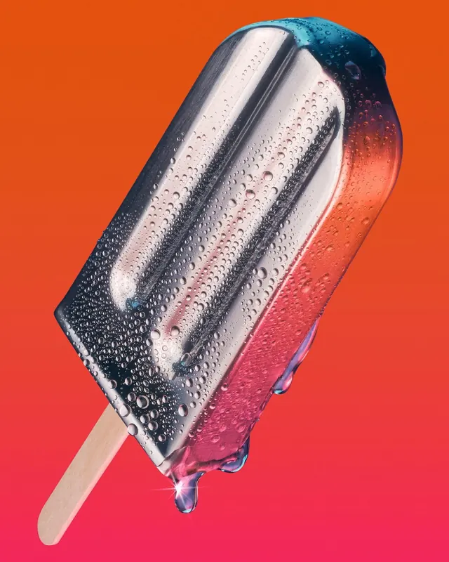 Iridescent Popsicle Graphic