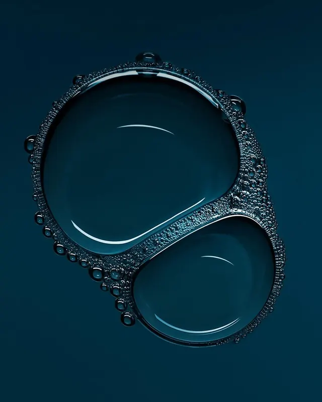 Blue Ornate Jewelry Render