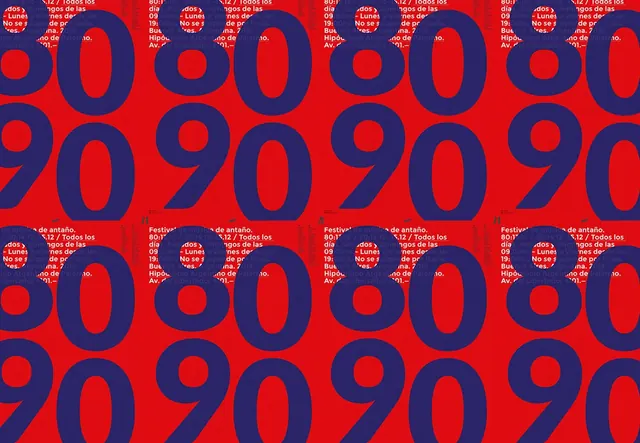 Repeating Typographic Pattern, maximalist, geometric, high-contrast