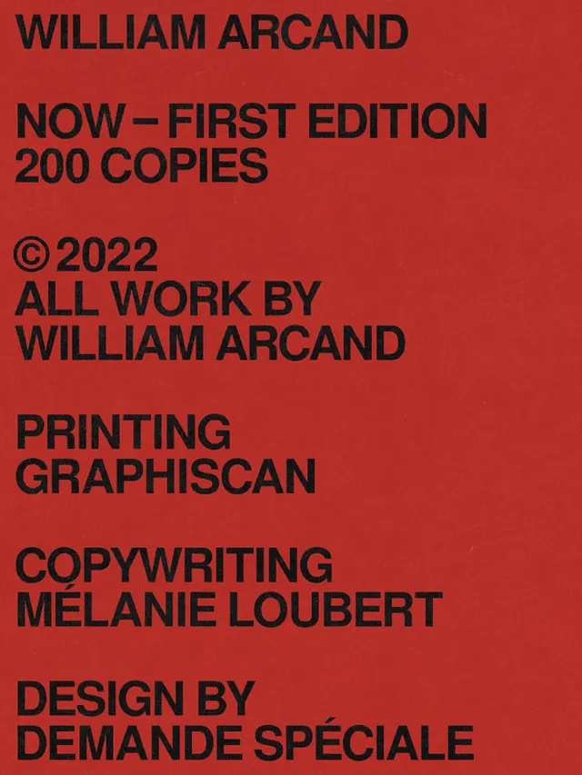William Arcand Typography Layout