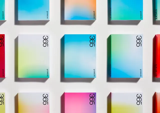 Geometric Gradient Grid, minimal, geometric, vibrant