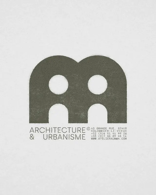 Architecture & Urbanism modernist poster, minimal, geometric, light