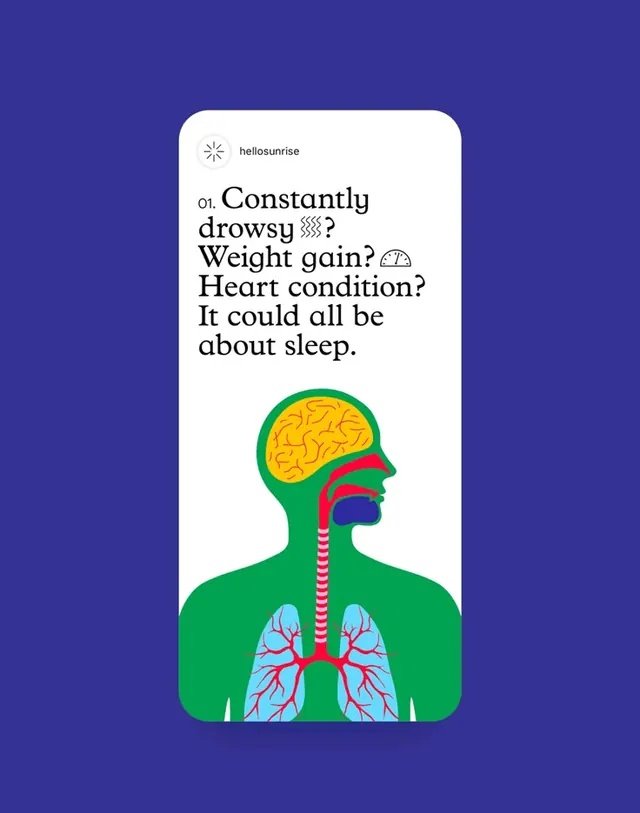 Sleep science infographic with anatomy diagram, illustrated, infographic, cool
