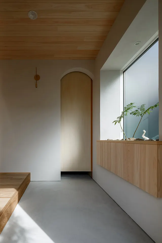 Minimalist Interior with Wood Accents, minimal, organic, light