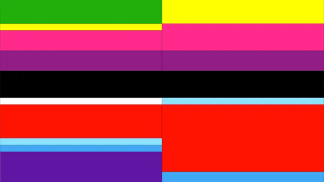 Geometric Color Block Composition, minimal, geometric, vibrant