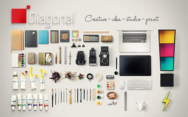 Editorial minimal collage, editorial, minimal, light