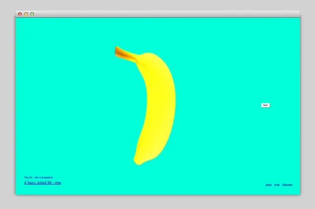 Abstract Yellow Curve Graphic, minimal, flat, vibrant