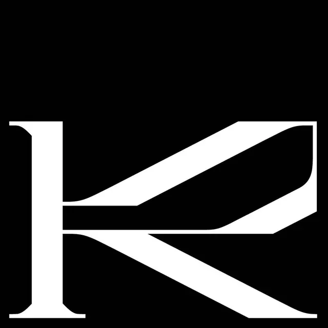 Stylized Letter R, minimal, geometric, monochrome