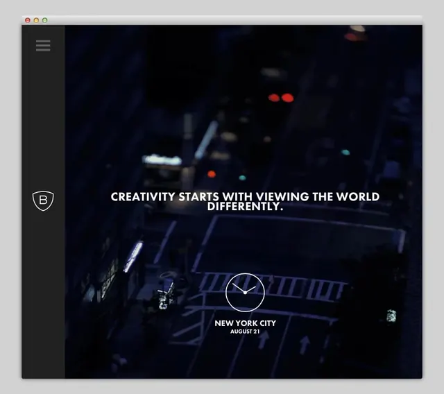 Creative Vision Dark UI, dark-mode, minimal, dark