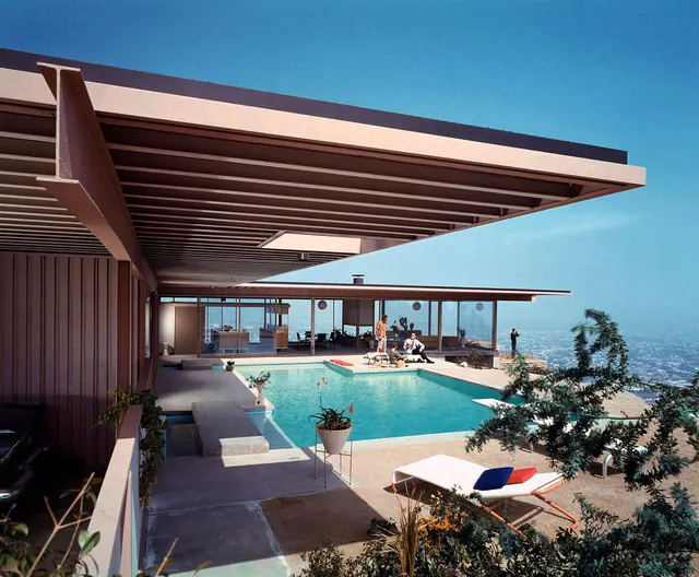 Modern Poolside Architecture, minimal, luxury, light