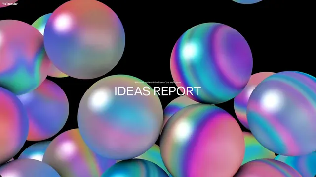 Iridescent Sphere Composition, 3d-render, gradient-heavy, vibrant