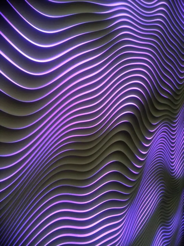 Abstract Wavy Texture, abstract, 3d-render, vibrant
