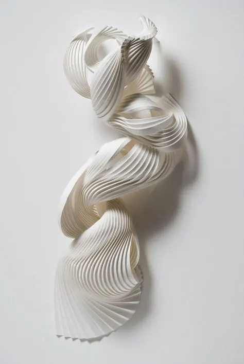 Abstract organic sculptural form, 3d-render, organic, light