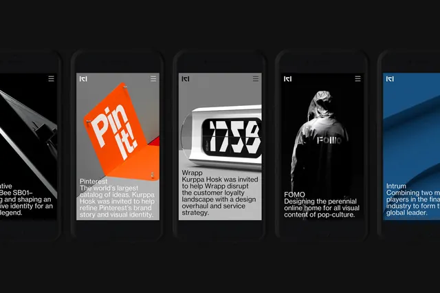 Mobile App Interface Showcase, dark-mode, minimal, dark