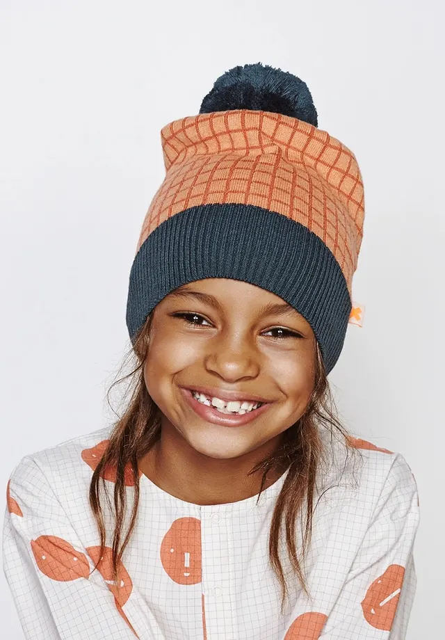 Child in Knitwear Portrait, minimal, photographic, warm