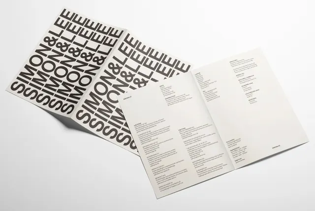 Typography-focused Identity System, swiss, minimal, monochrome